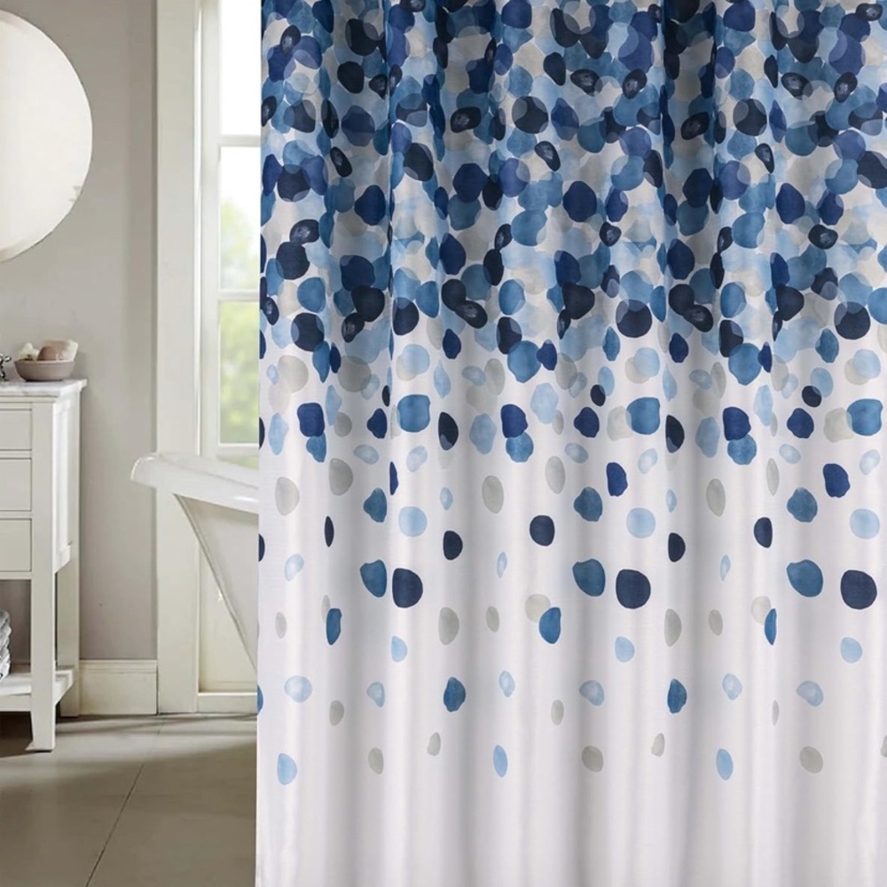 Blue Ombre Shower Curtain